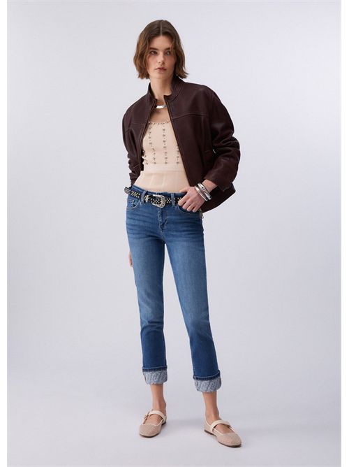 Jeans skinny con strass LIU JO | UA6006D0305/78967